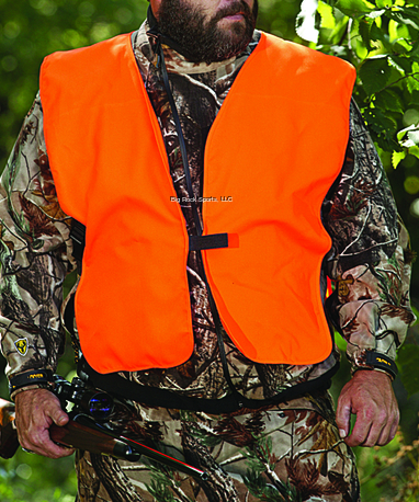 ALLEN ORANGE VEST BUBBA SIZE