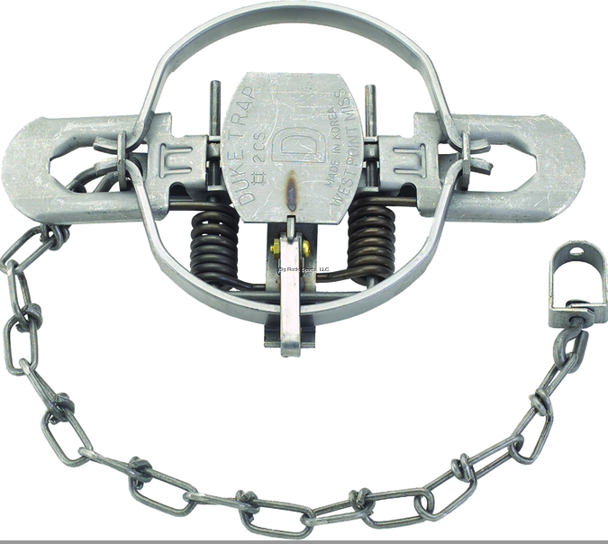 DUKE NO.2 COIL SPRING TRAP 5.5" JAW SPREAD