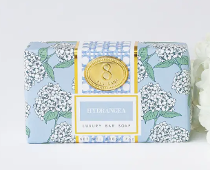 WRAPPED BAR SOAP HYDRANGEA