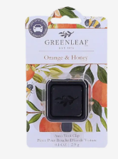 ORANGE & HONEY VENT CLIPS