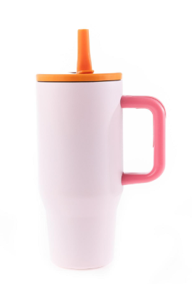 COLORBLOCK LT PINK TUMBLER 30OZ