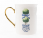 GOLD HANDLE MUG TOPIARY