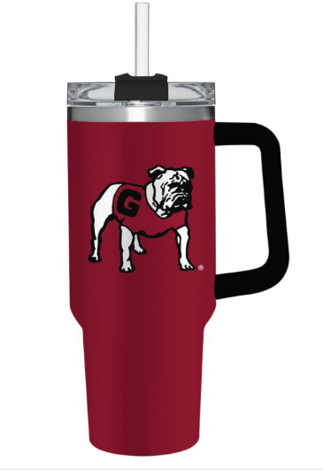 UGA LOGO STAINLESS STEEL CUP 40OZ