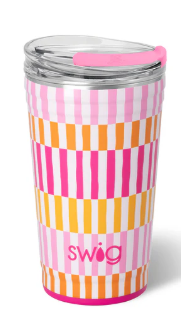 SHERBET STRIPE 24OZ PARTY CUP