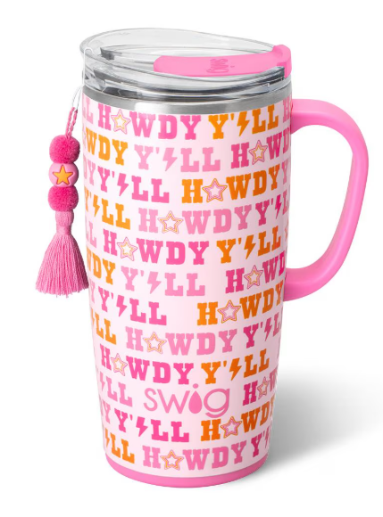 HOWDY YALL TRAVEL MUG 22OZ