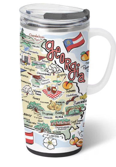 GEORGIA TRAVEL MUG 22OZ