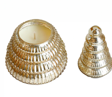 TREE CANDLE CHAMPAGNE