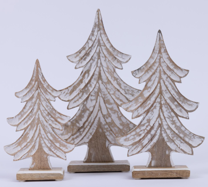 CARVED SPRUCE TREE