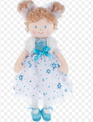 SNOWFLAKE RAG DOLL