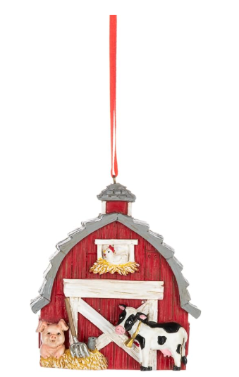 RED BARN ORNAMENTS