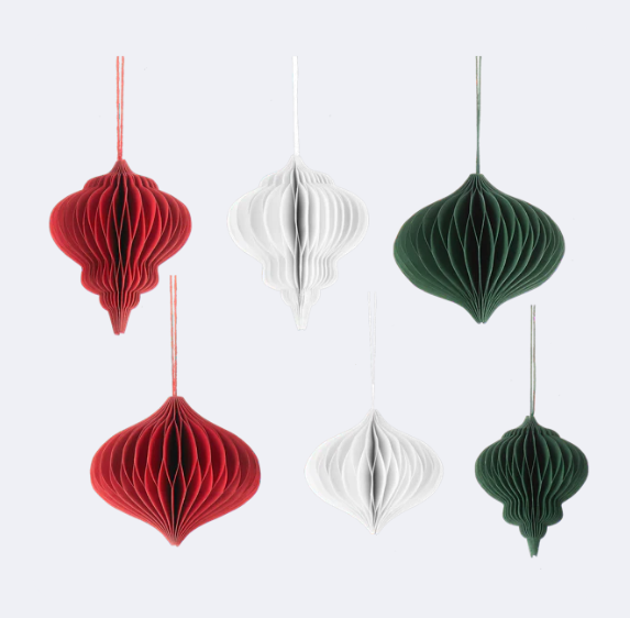 HONEYCOMB FINIAL ORNAMENTS
