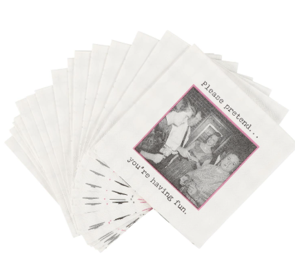 BEVERAGE NAPKIN HAVING FUN