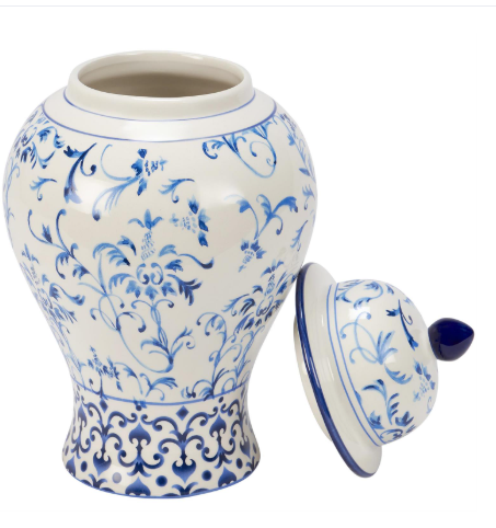 INDIGO TEMPLE JAR LRG