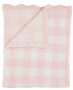 PINK GINGHAM CHENILLE BLANKET