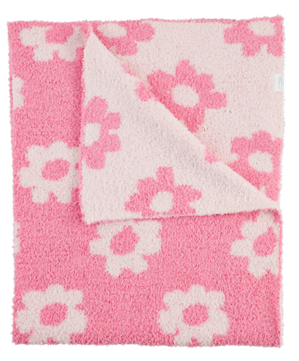 PINK FLOWER BLANKET