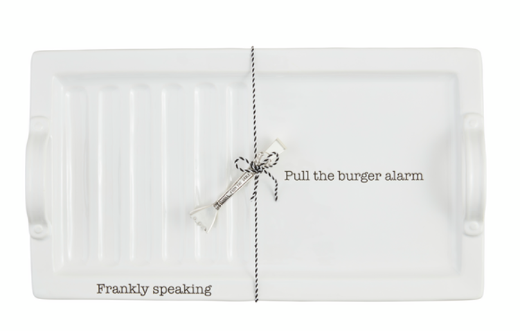 HOT DOG & BURGER PLATTER SET