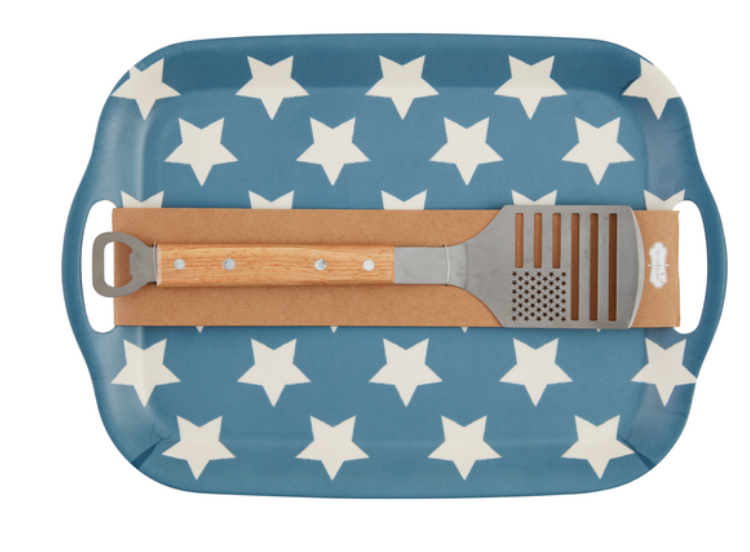 AMERICANA TRAY & SPATULA SET