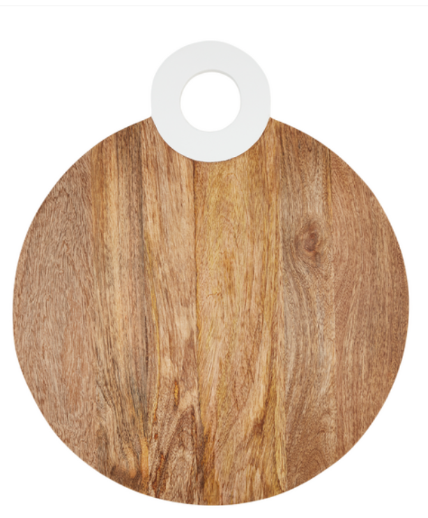 WHITE RING ROUND PADDLE BOARD