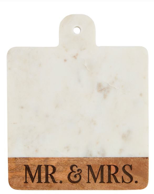 SMALL MR MRS MARBLE BOARD