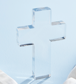 CLEAR RESIN CROSS
