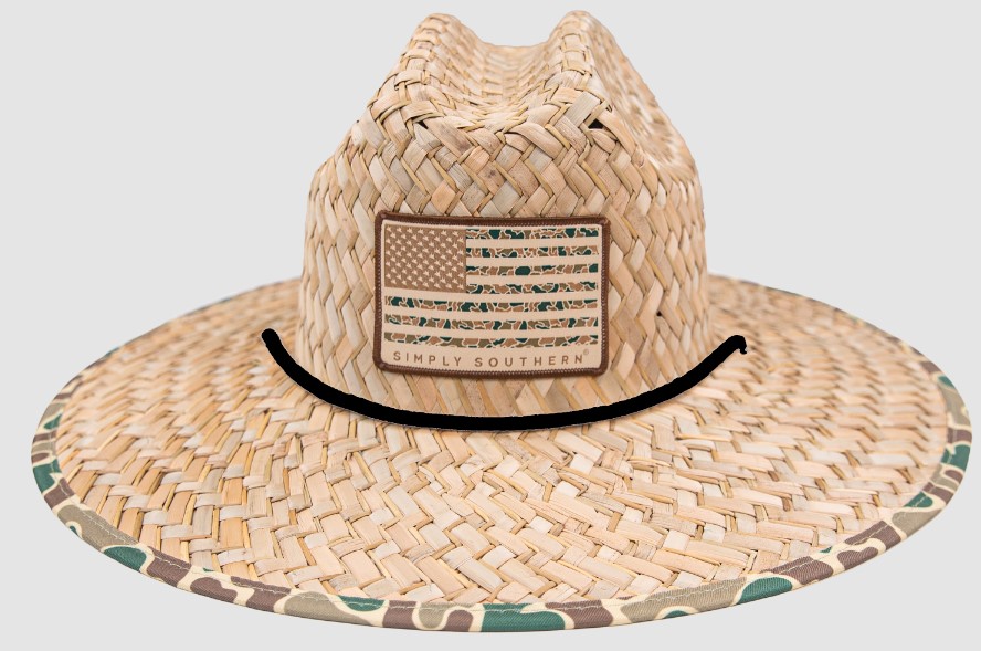 CAMO STRAW HAT