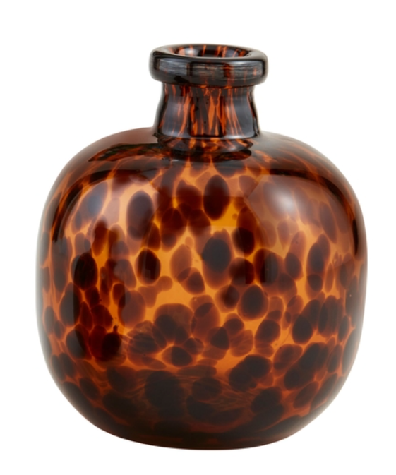 TORTOISE GLASS VASE