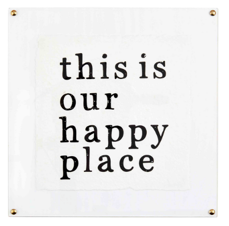 HAPPY PLACE ACRYLIC PLAQUE