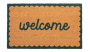 SCALLOP EDGE WELCOME DOORMAT