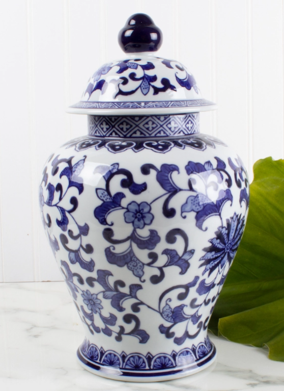 LG GINGER JAR BLUE CHINOISERIE