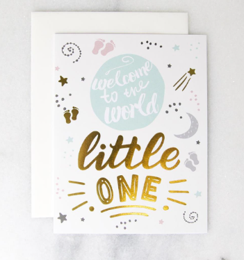 WELCOME TO THE WORLD CARD