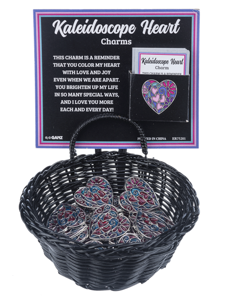 KALEIDOSCOPE HEART CHARMS