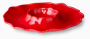RED MELAMINE CHIP&DIP TRAY