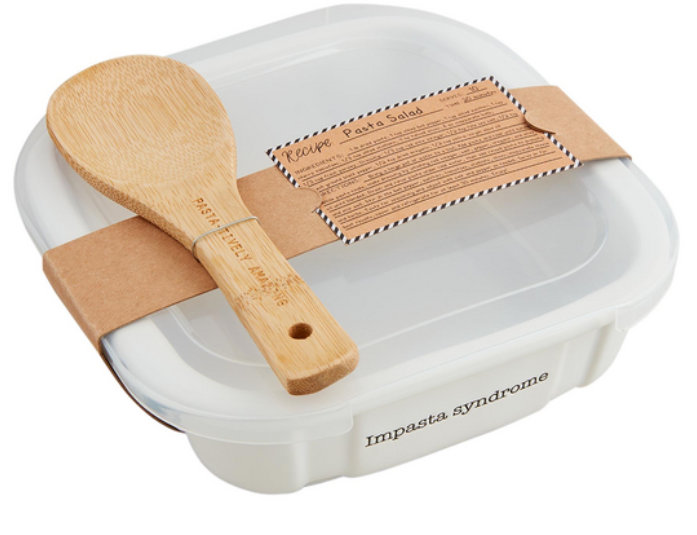 CERAMIC LIDDED PASTA SALAD