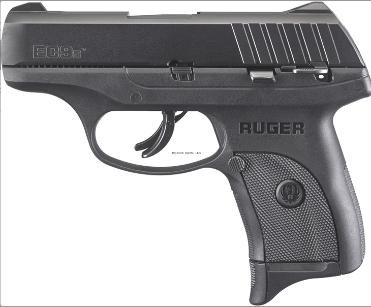 RUGER EC9S 9MM BLACK 7+1ROUNDS