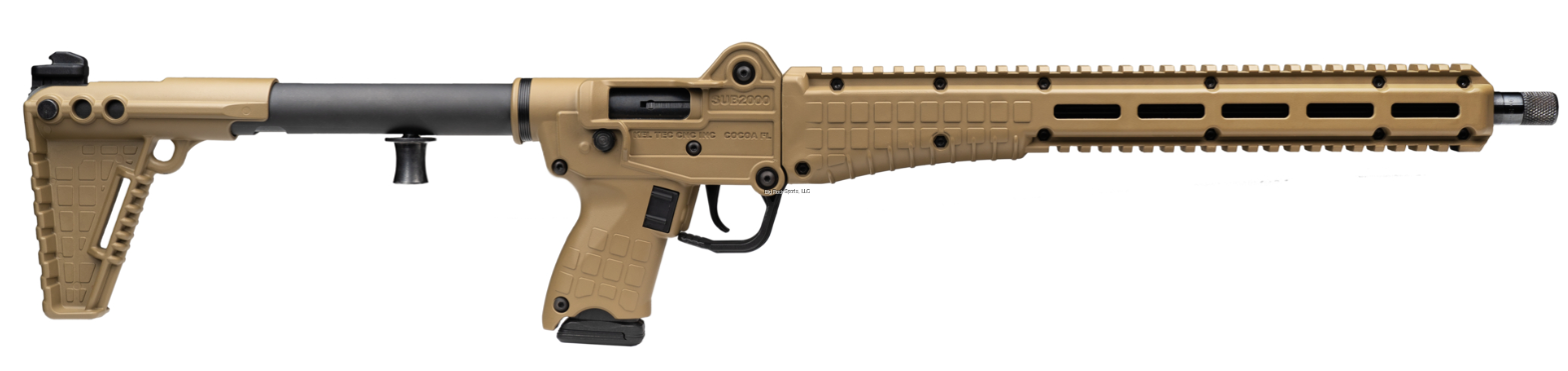 KEL-TEC SUB2000 TAN 9MM 15+1RNDS
