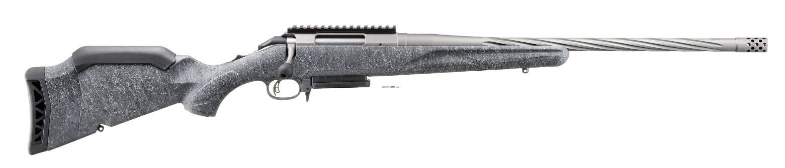 RUGER AMERICAN GEN II GREY SPLATTER 308WIN