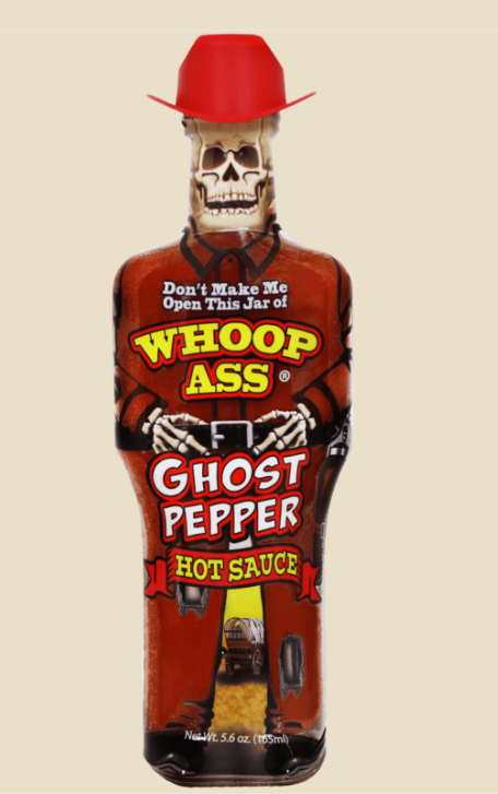 WHOOP ASS GHOST PEPPER HOT SAUCE