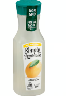 ALL NATURAL LEMONADE 11.5OZ