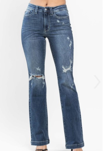 DK DISTRESS BOOTCUT JEAN