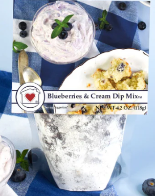 BLUEBERRIES AND CREAM DIP MIX