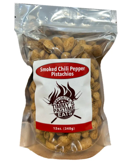 SMOKED CHILIPEPPER PISTACHIOS 12