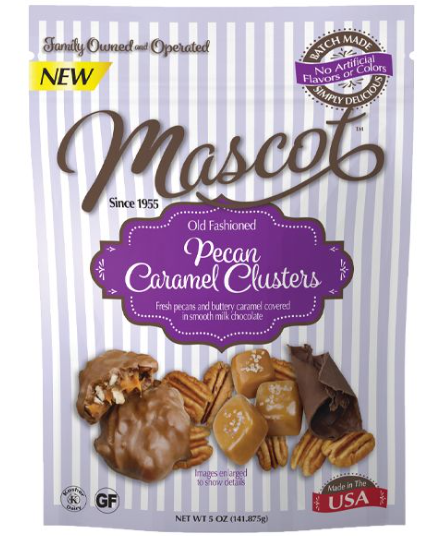 PECAN CARAMEL CLUSTERS 5OZ