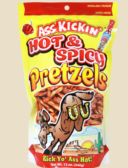 ASS KICKIN HOT & SPICY PRETZELS