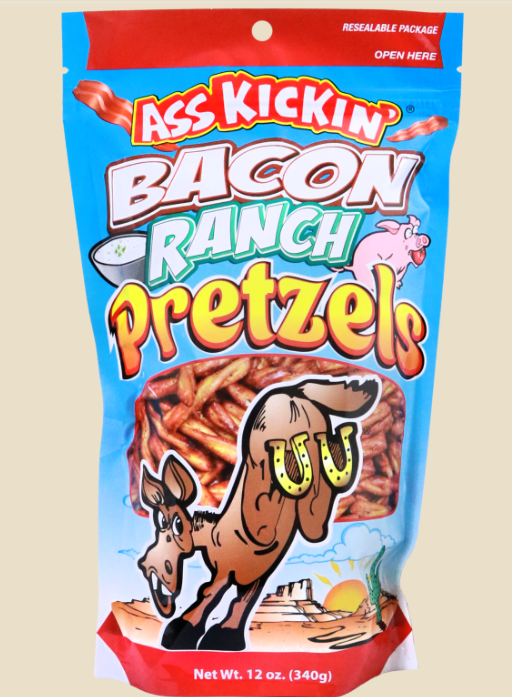 ASS KICKIN BACON RANCH PRETZELS