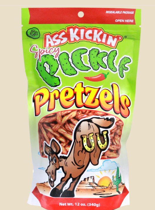 ASS KICKIN SPICY PICKLE PRETZELS