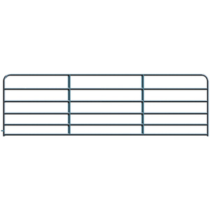 6 BAR BLACK RND CRN GATE 14'