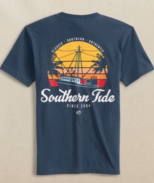 YTH SUNSET SHIPS TEE