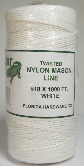 WHITE NYLON SEINE MASON TWINE