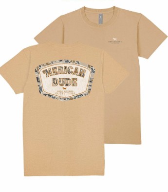 YTH CAMO LOGO KHAKI TEE