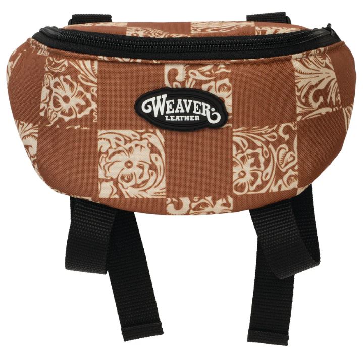 CHECKERBOARD SADDLE POUCH